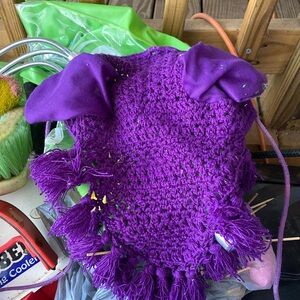 Purple fly bonnet
